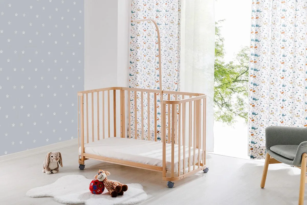 BabyWho Onda –Shtrat Oval për Bebe me Funksion Lëkundjeje 60×120 cm