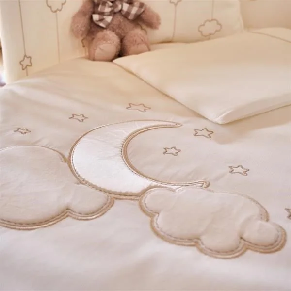 Funnababy Luna Elegant Ecru – Set 8-pjesësh për shtrat 60/70 cm