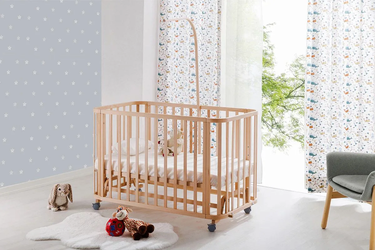BabyWho Onda –Shtrat Oval për Bebe me Funksion Lëkundjeje 60×120 cm