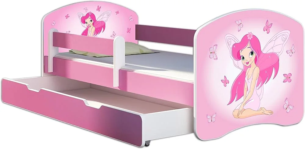 Acma Fairy Pink Tail – Shtrat për fëmijë 180 × 80 cm
