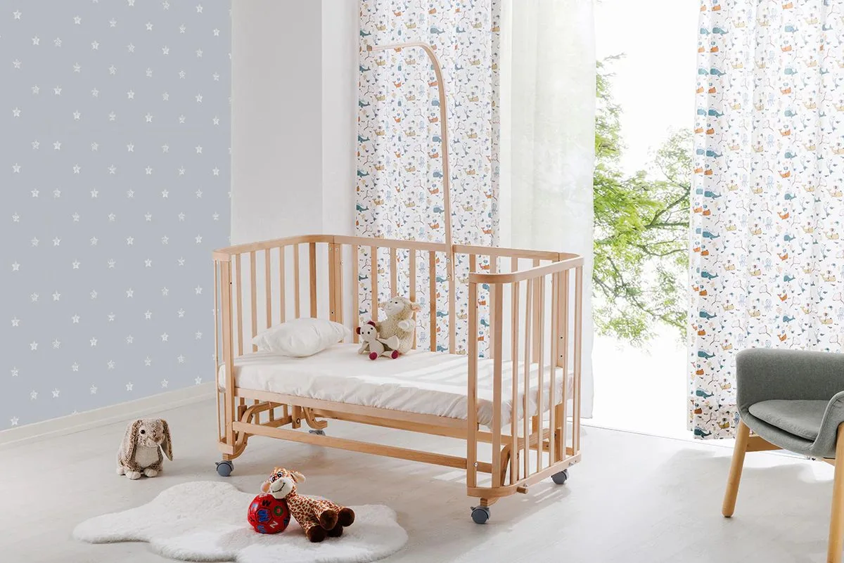BabyWho Onda –Shtrat Oval për Bebe me Funksion Lëkundjeje 60×120 cm