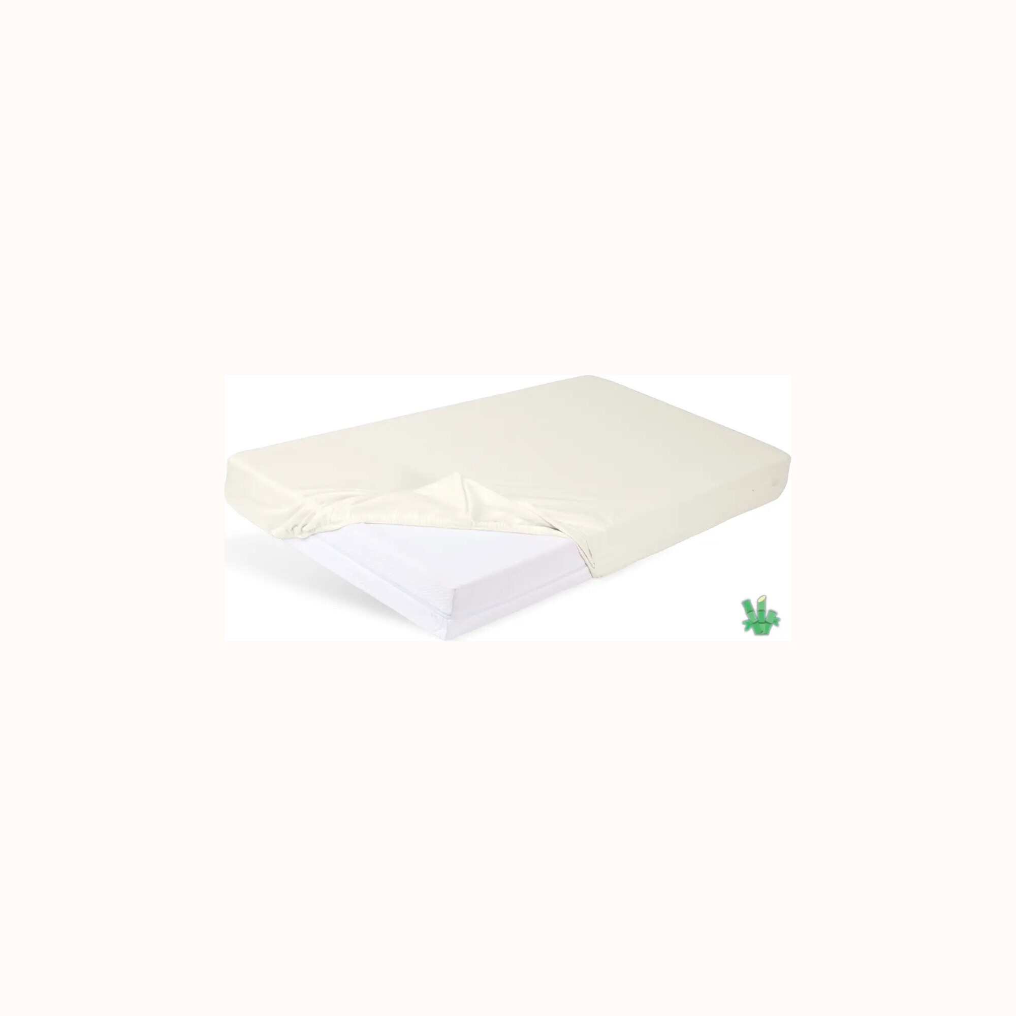 Babymatex Çarçaf bambuje me llastik, 60 × 120 × 10 cm, pamja 1