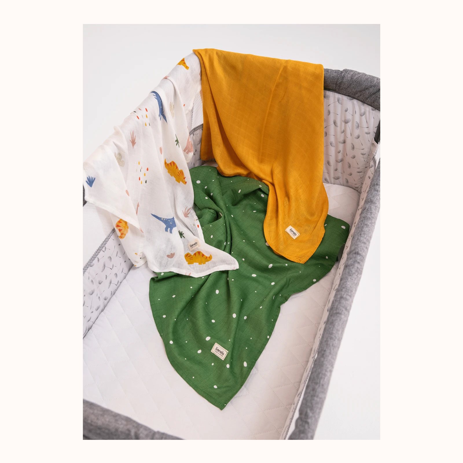 Lionelo Bamboo Set – Set prej 3 pelenash bambu, pamja 2