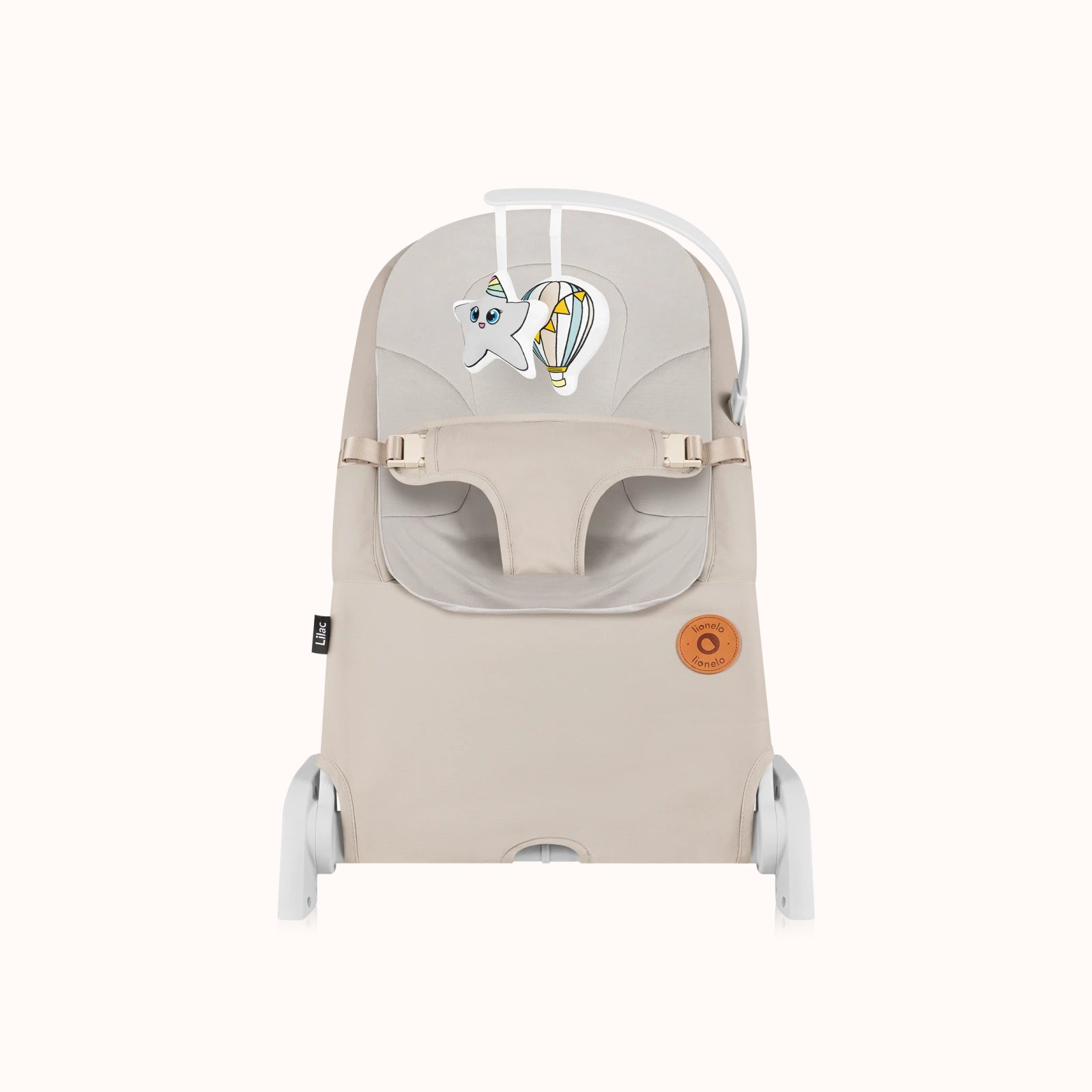 Lionelo Lilac Beige Sand – Rocker‑Recliner për fëmijë, pamja 4