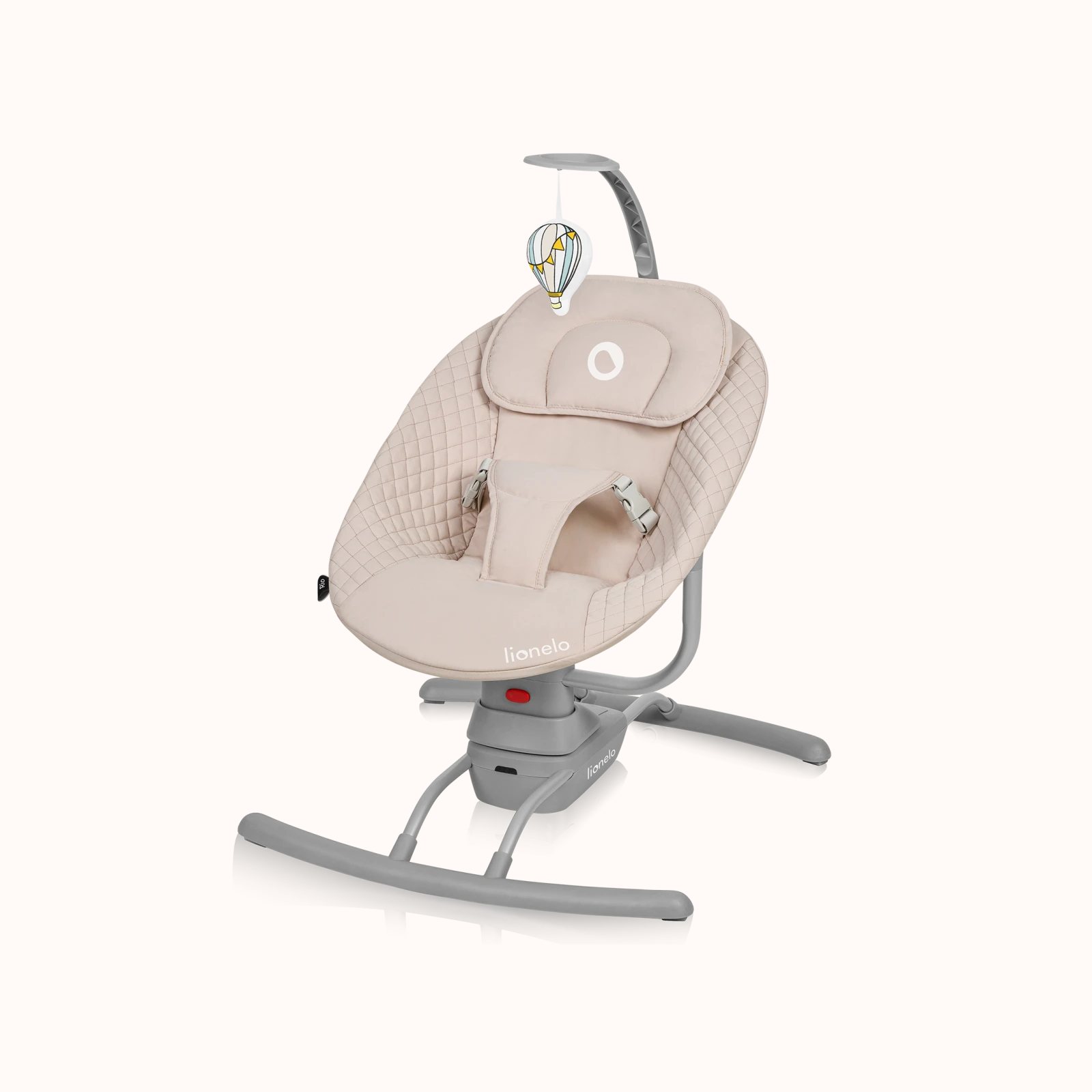 Lionelo Rio Beige Latte – Luhatëse elektrike për bebe, pamja 1