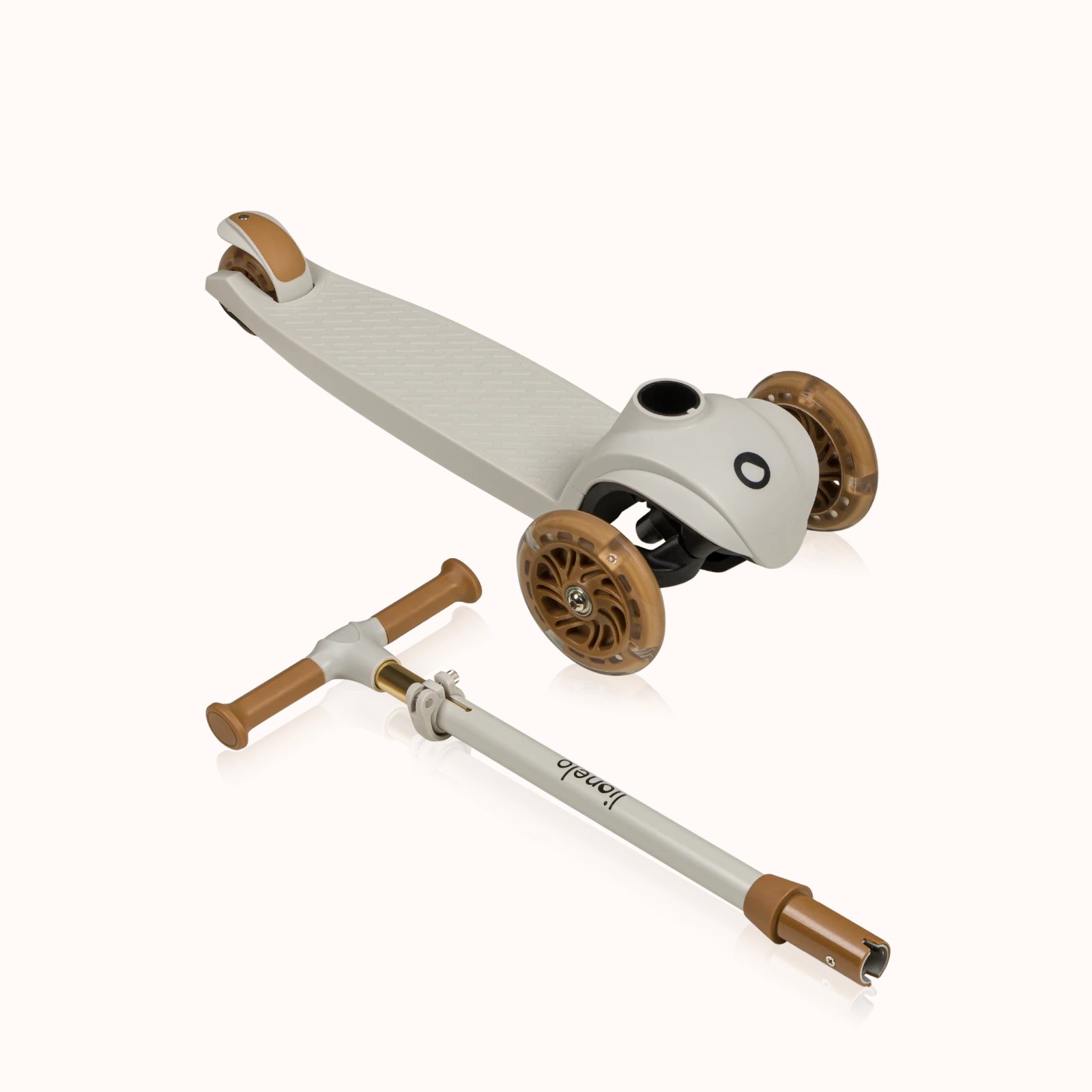 Lionelo Jessy Grey Brown – Trotinet me tri rrota