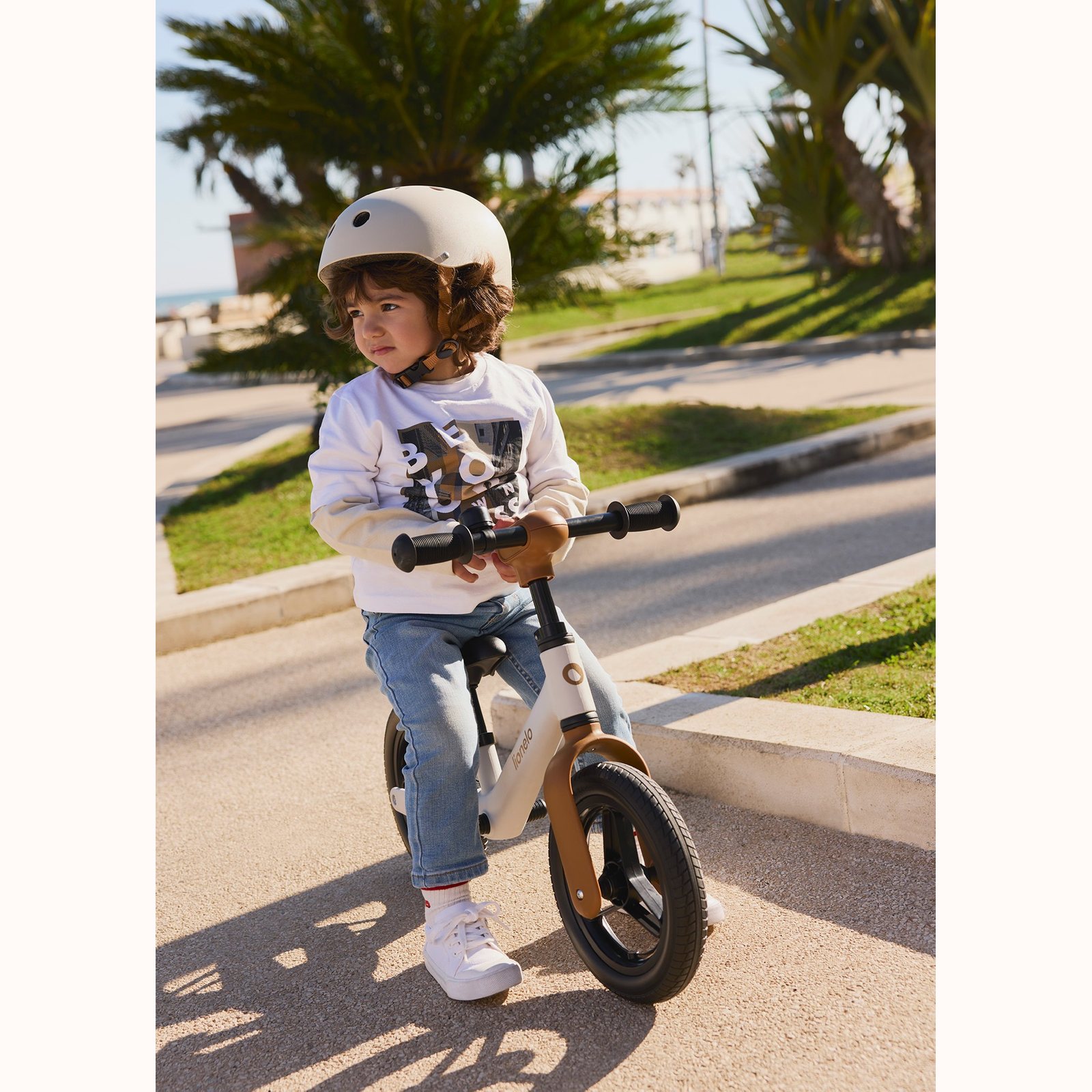 Lionelo Toni Beige Sand – Biçikletë balancuese