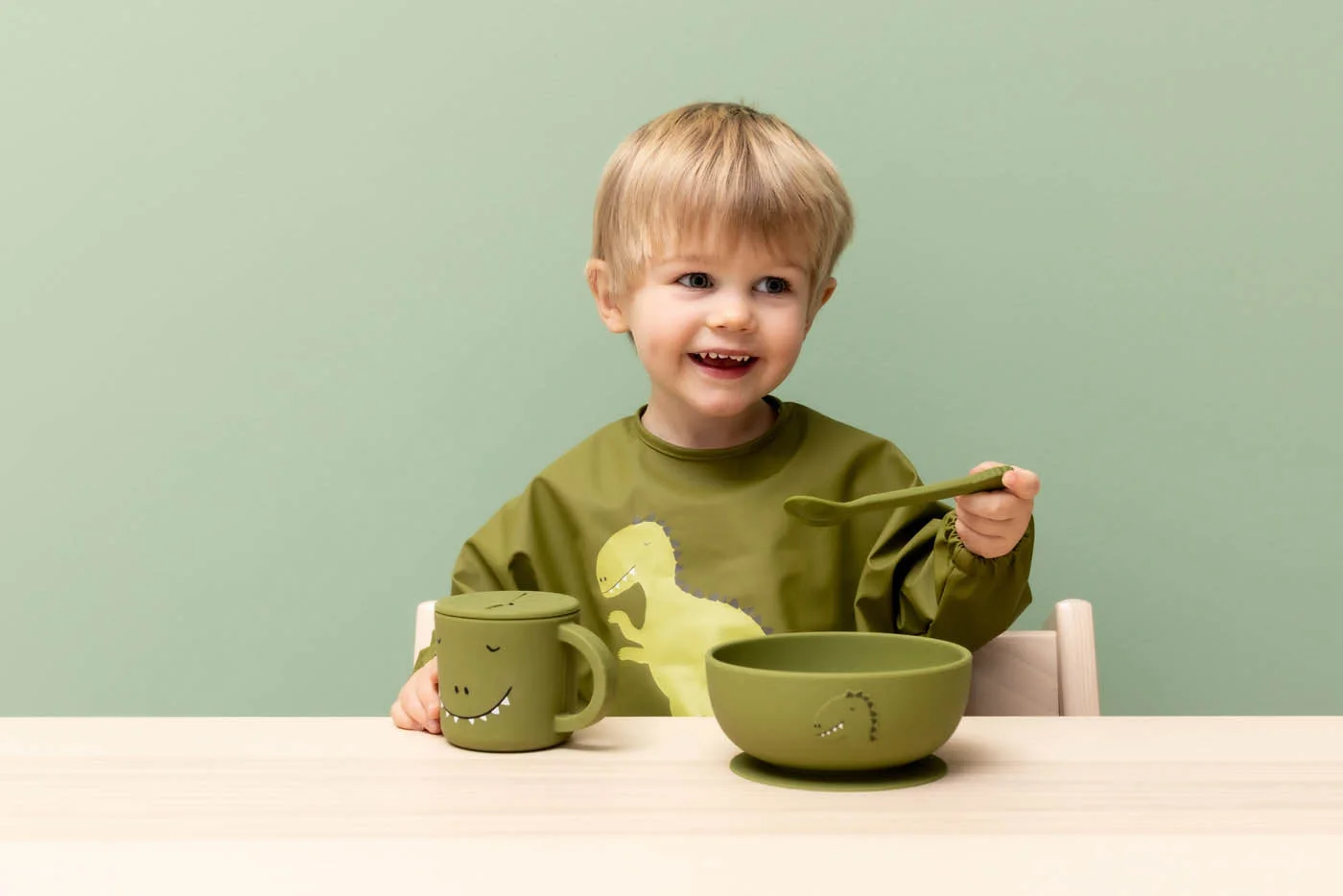 Silicone spoon 2-pack - Mr. Dino thumbnail 4