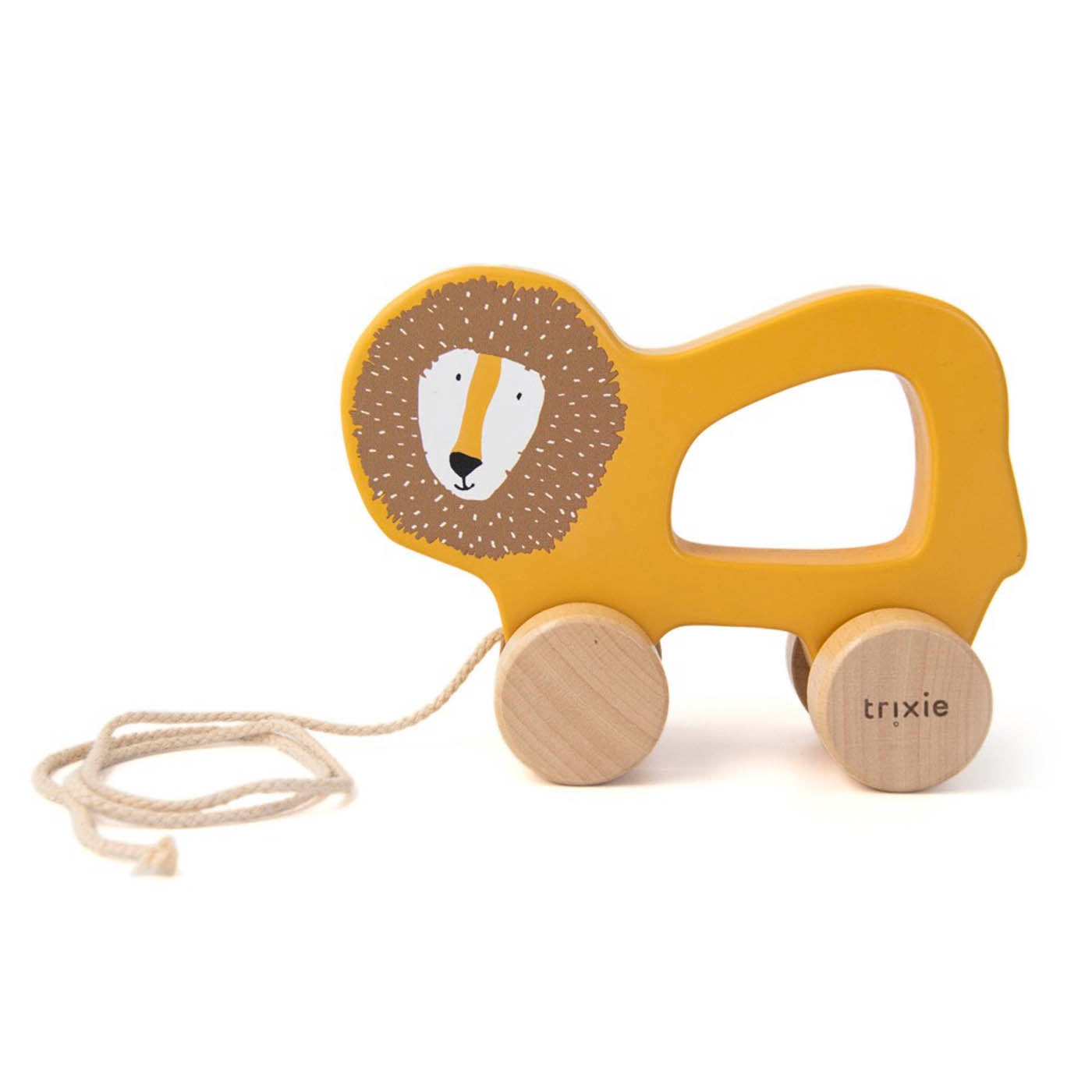 Wooden pull along Lodër - Mr. Lion
