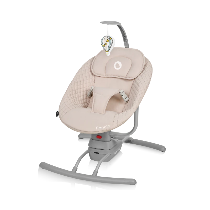 Lionelo Rio Beige Latte – Luhatëse elektrike për bebe, foto 1