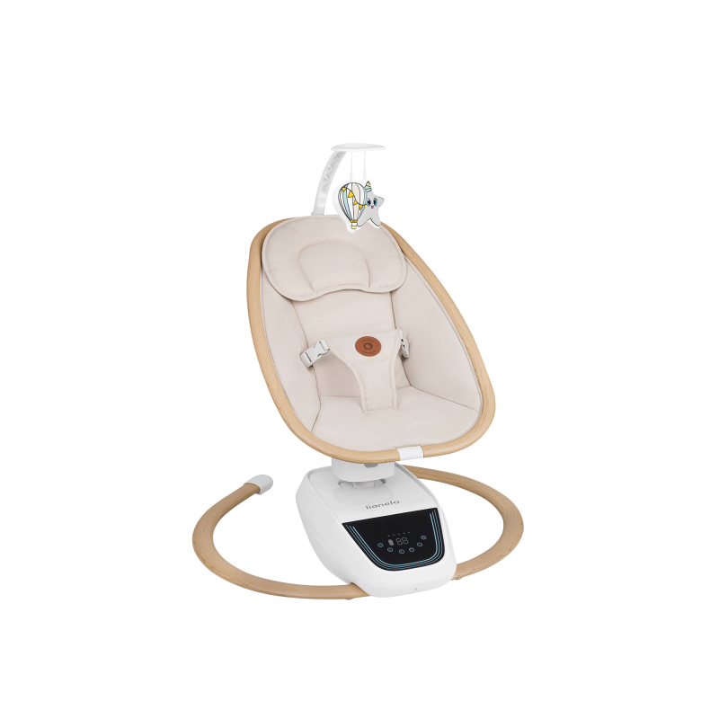 Lionelo Olivia Beige Natural – Luhatëse elektrike për bebe, foto 1